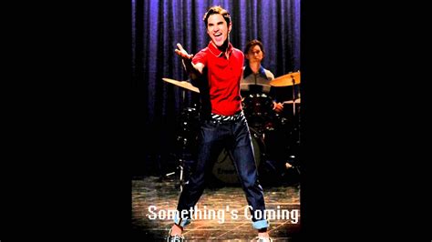 Glee Something S Coming Youtube