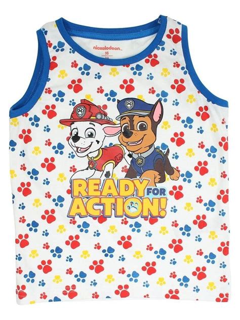 Paw Patrol Ensemble T Shirt Short Imprim La Pat Patrouille Bleu