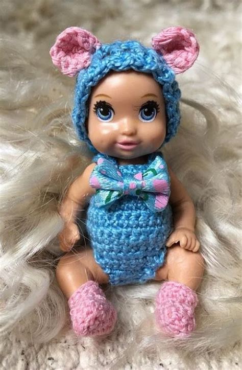 Baby Barbie Barbie Diy Barbie Dolls Crochet Dress Pattern Crochet