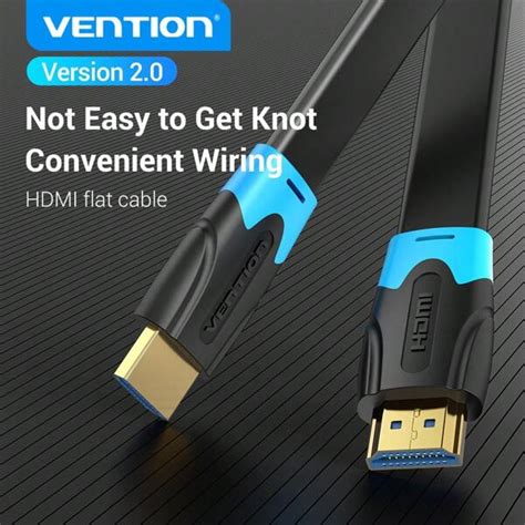 Cavo Hdmi Vention Cavo Piatto Hdmi 2 0 Cavo Sottile Ad Altissima