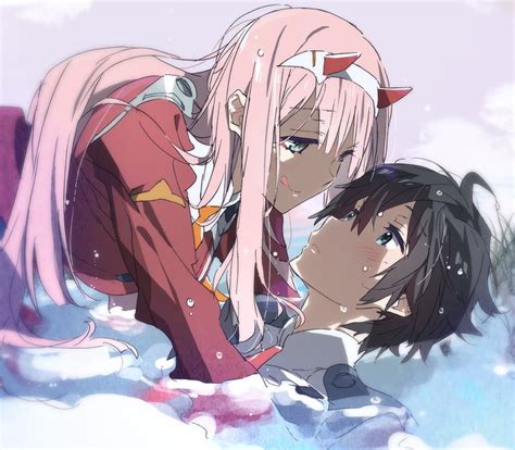 Zero Two And Hiro Anime