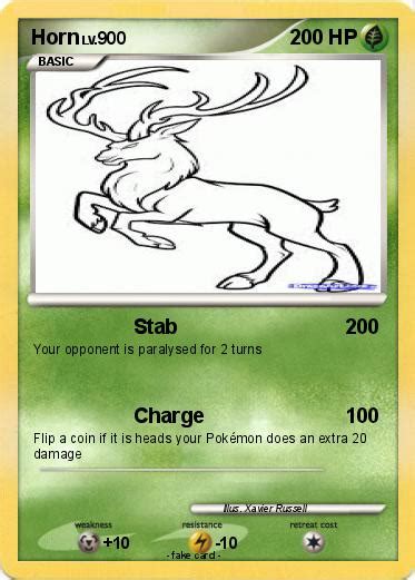 Pokémon Horn 55 55 - Stab - My Pokemon Card