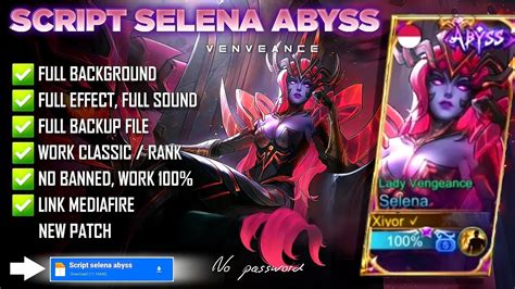 Script Skin Selena Abyss Full Effect No Password Patch Terbaru