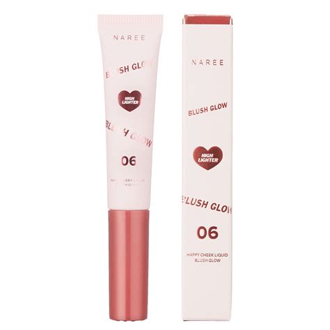 Naree Happy Cheek Liquid Blush Glow 12g No06 Highlighter Th