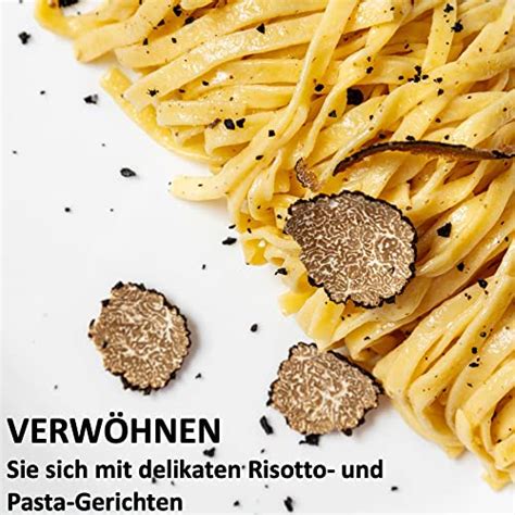 Edles Tr Ffel Carpaccio Mit Echtem Schwarzen Tr Ffel In Extra Nativem