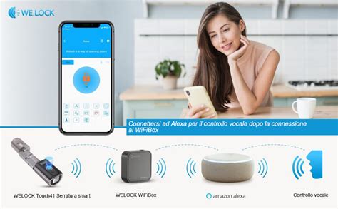 WELOCK Touch41WiFiBox Serratura Smart Con WiFi Mit WiFiBox Serratura