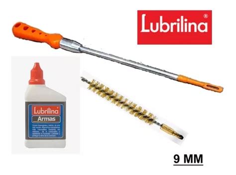 Kit Limpieza Baqueta Arma Corta Mm Lubrilina