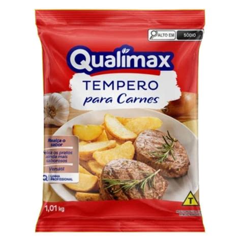 Tempero Qualimax Para Carnes Pronto Em P Kg Profissional Vermelho