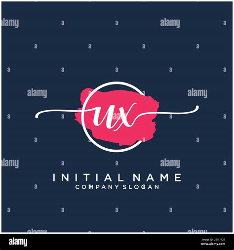 Ux Initial Vector Vectors Hi Res Stock Photography And Images Alamy