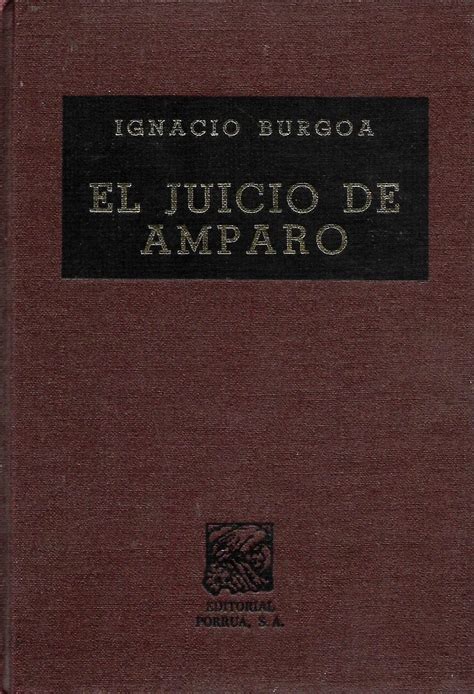 El Juicio De Amparo Burgoa Lea Mercado Libre