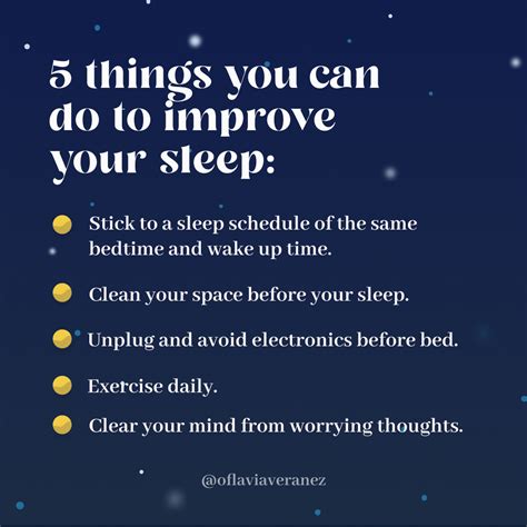 5 Things You Can Do To Improve Your Sleep