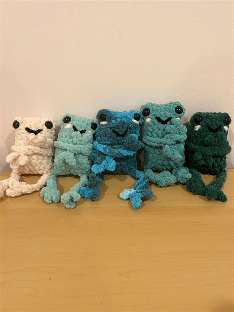 Handmade Crochet Leggy Frogs Etsy