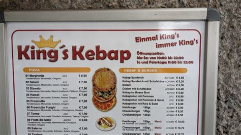 Speisekarte Von King S Kebap Restaurant Innsbruck