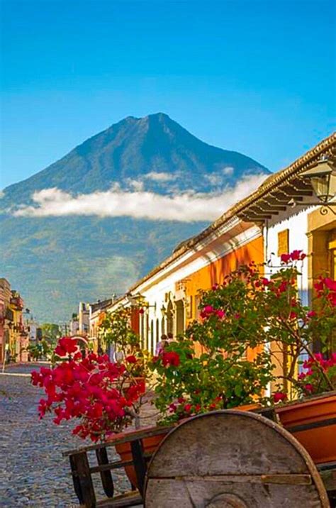 Volcán De Agua In Antigua Guatemala Guatemala Landscape Photography