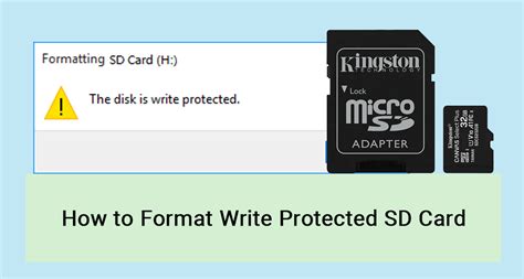 Can I Format Write Protected SD Card Yes Sure Your Guide Is Here