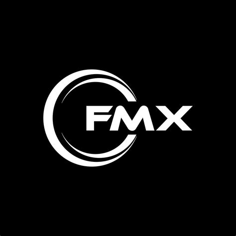 Fmx Letter Logo Design In Illustration Vector Logo Calligraphy