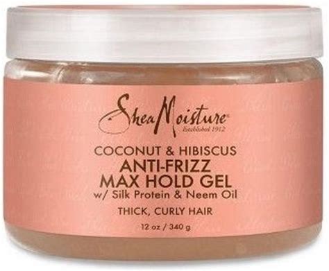 Shea Moisture Coconut And Hibiscus Anti Frizz Max Hold Gel 340gr Bol