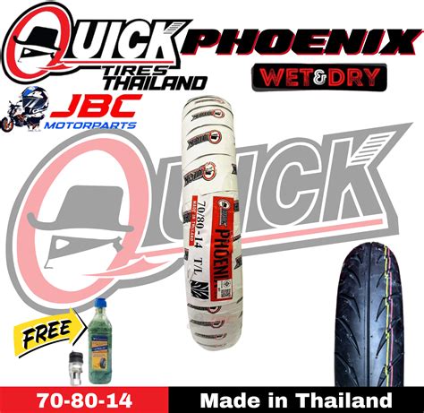 Quick Phoenix Motorcycle Tire Gulong Tubeless Free Tire Sealant