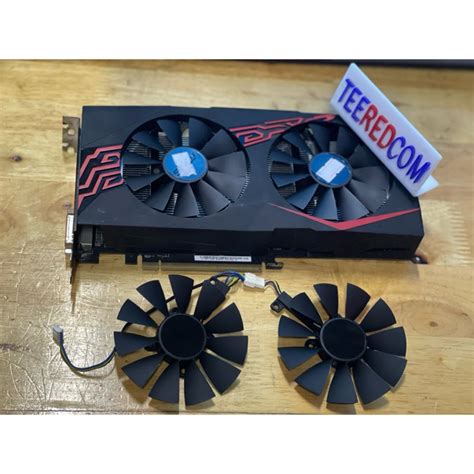 พัดลมการ์ดจอ Asus Gtx 1060 1070 Rx570 P106 FDC10U12S9-C ของใหม่มือ1 ...