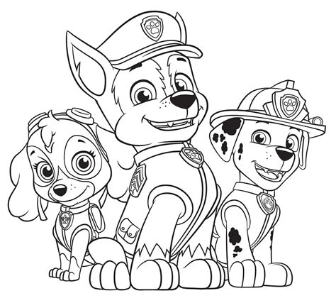 Divers O Garantida Desenhos Para Colorir Da Patrulha Canina Para Crian As