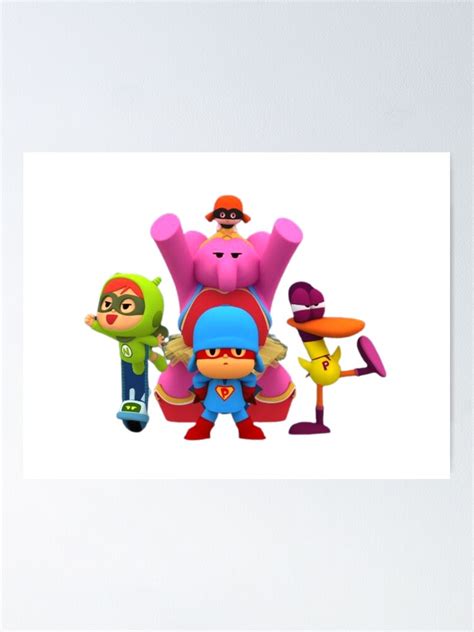 "Pocoyo and Friends Super Hero Friends" Poster for Sale by Reo12 ...