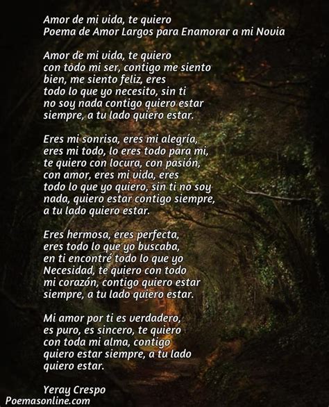 Poemas Cortos Para Enamorar A Tu Novia Imagenes Para El Amor