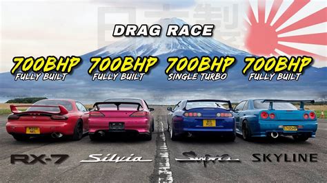 When Legends Race Pt 5 700hp Skyline V Supra V Rx7 V Silvia Youtube