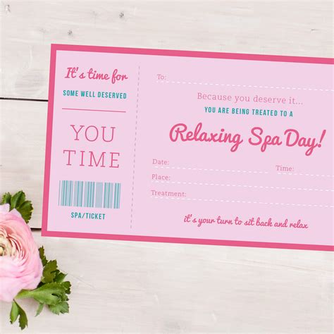 Spa Day Treatment Ticket - Rodo Creative