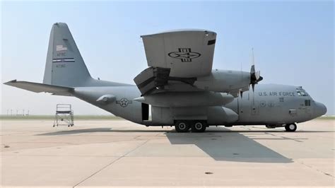 HD US Air Force 731st Airlift Squadron C 130H Hercules YouTube