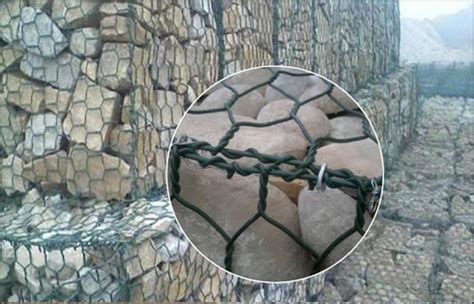 Pvc Coated Gabions Modular Gabions Uv Treated With Polyvinyl Chloride