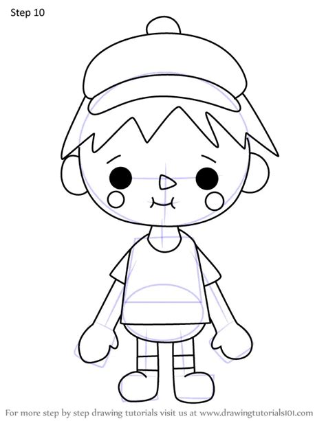 How To Draw Lil Riff From Toca Life World Toca Life World Step By