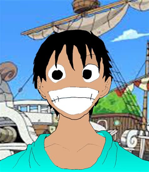 One Piece Luffy No Hat And Different Color Shirt By Hdfearful On