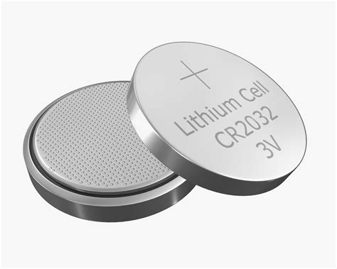 CR2032 Lithium Button Battery 3V 3D Model 12 Max Fbx Obj Free3D