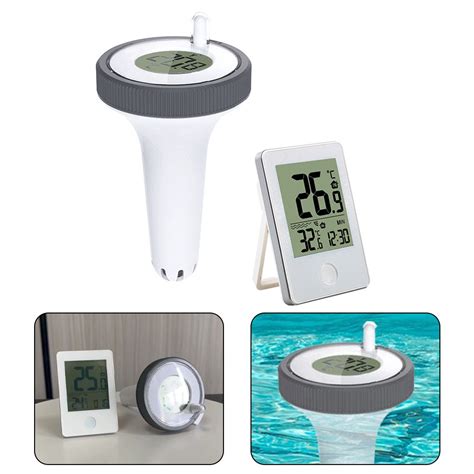 Bclong Wireless Pool Thermometer Floating Easy Read Digital For