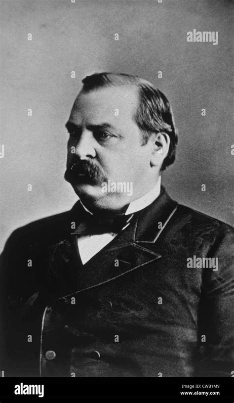 Grover Cleveland 1837 1908 U S President 1885 1889 And 1893 1897 Photograph 1888 Stock