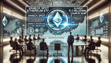 VanEck Launches Fee Free Spot Ethereum ETF Targets 1 5B AUM By 2025