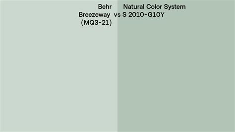 Behr Breezeway Mq Vs Natural Color System S G Y Side By