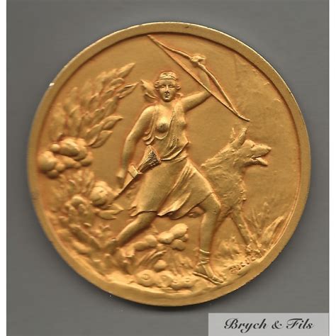 MONACO MEDAILLE SOCIETE CANINE PAR FALCUCCI EN BRONZE Monaco Timbres