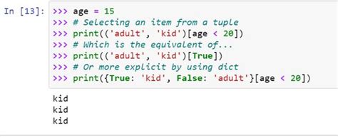 One Line If Statement In Python Ternary Conditional Operator Python