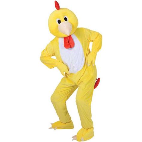 Joke Shop Funky Yellow Chicken Costume