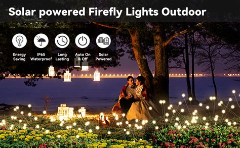 Amazon Anerbili Solar Firefly Lights New Upgraded Led Solar