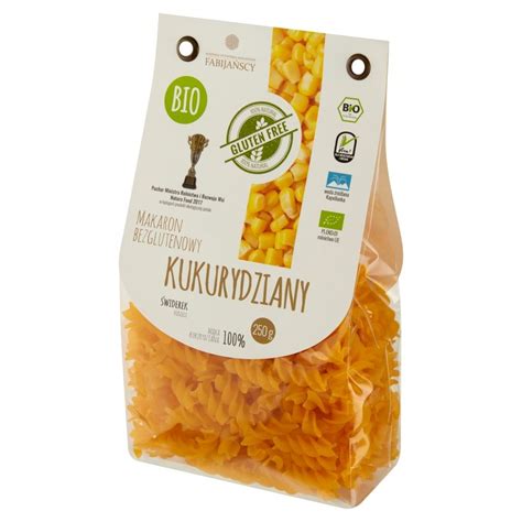 Makaron bezglutenowy kukurydziany świderek 250 g Zakupy online z