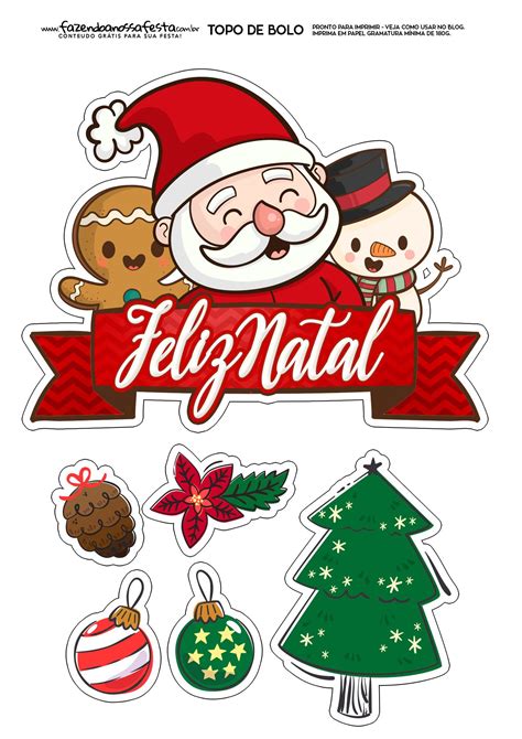 Sint Tico Enfeites De Natal Para Imprimir E Recortar Splattermail