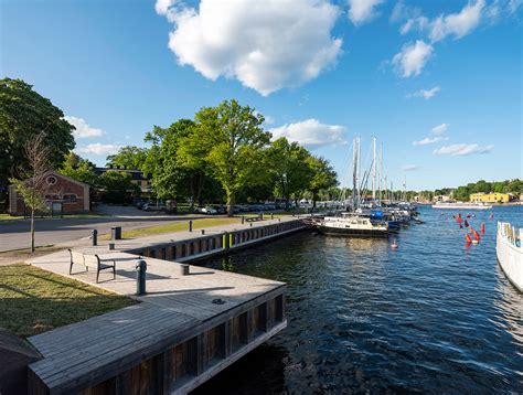 Skeppsholmen Kajer Stockholm Aj Landskap