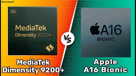 MediaTek Dimensity 9200 Apple A16 Bionic Techbard Chipset YouTube