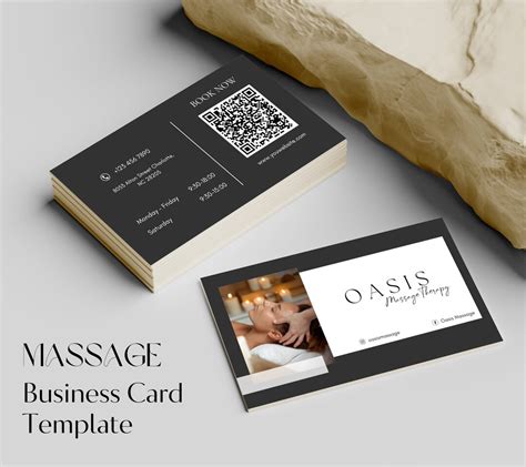 Massage Therapist Business Card Template I Massage Business Card Template I Beauty Salon