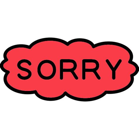 Sorry Stickers - Free social media Stickers