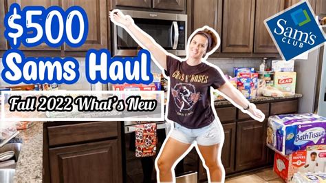 Back To School Grocery Haul Sams Club Shop With Me Grocery Haul Whats New At Sams Fall