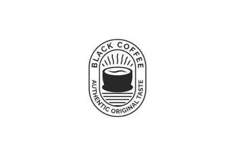 Black Coffee Vintage Logo Graphic by hamniz · Creative Fabrica