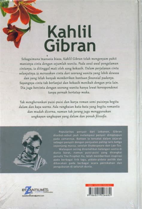 Kahlil Gibran Cinta Yang Datang Tak Harus Menghapus Jejak Yang Lalu